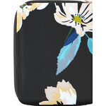 Travelon RFID Blocking Zip Passport Wallet Midnight Floral 43401 - 1