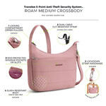 Travelon Roam Anti-Theft Medium Crossbody Bag Desert Pink 43677 - 8