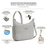 Travelon Roam Anti-Theft Medium Crossbody Bag Glacier 43677 - 8