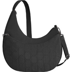 Travelon Runways Anti-Theft Asymmetric Hobo Bag Black 43716