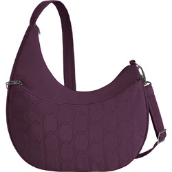 Travelon Runways Anti-Theft Asymmetric Hobo Bag Plum 43716