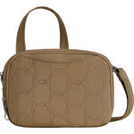 Travelon Runways Anti-Theft Double Compartment Crossbody Bag Latte 43714