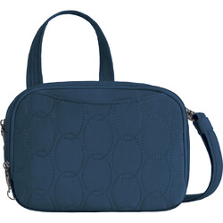 Travelon Runways Anti-Theft Double Compartment Crossbody Bag Ocean 43714