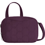 Travelon Runways Anti-Theft Double Compartment Crossbody Bag Plum 43714