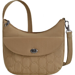 Travelon Runways Anti-Theft Medium Crossbody Bag Latte 43715