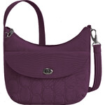 Travelon Runways Anti-Theft Medium Crossbody Bag Plum 43715