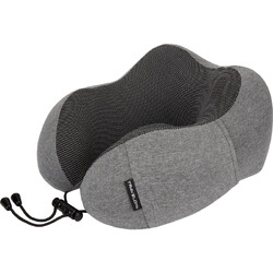 Travelon Travel Accessories Contoured Memory Foam Travel Pillow Charcoal 13483