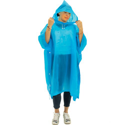 Travelon Travel Accessories Rain Poncho Blue 13437