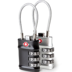 Travelon Travel Accessories Set of 2 TSA Accepted Cable Locks Classic Combo 13694 - ORDER NOW FOR DELIVERY IN MARCH 2027