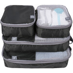 Travelon Travel Accessories Set of 4 Packing Cubes Black 43440 - 1