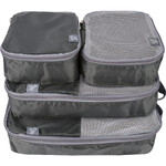 Travelon Travel Accessories Set of 4 Packing Cubes Charcoal 43440