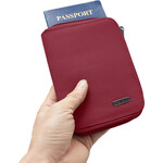 Travelon RFID Blocking Zip Passport Wallet Cranberry 43401 - ORDER NOW FOR DELIVERY IN DECEMBER 2026 - 4