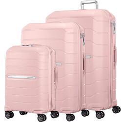 Samsonite Oc2lite Hardside Suitcase Set of 3 Pink Lemonade 27395, 27397, 27398 with FREE Digital Luggage Scale 12775