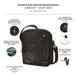 Travelon Urban Anti-Theft Tablet Tour Bag Black 43496 - 6