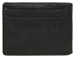 Vault Men's Fullgrain RFID Blocking Slide In Leather Credit Card Holder Black M017 - 1