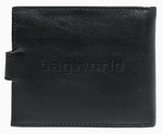 Samsonite RFID Blocking Leather Wallet with Flap and Coin Pocket Black 50903 - 1