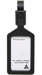 Airport Plastic Luggage Tag Black 25568