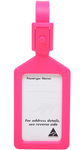 Airport Plastic Luggage Tag Pink 25568