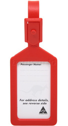 Airport Plastic Luggage Tag Red 25568