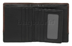 Cellini Men's Aston RFID Blocking Card Leather Wallet Brown MH205 - 2