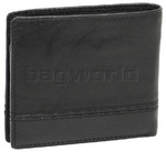 Cellini Men's Aston Leather RFID Blocking Wallet Black MH204 - 1