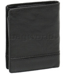 Cellini Men's Aston RFID Blocking Card Leather Wallet Black MH205 - 1