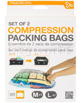 Travelon Travel Accessories Set of 2 Compression Packing Bags Clear 04250 - ORDER NOW FOR DELIVERY IN MID JULY 2025 - 3