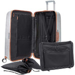 Samsonite Lite-Cube Deluxe Hardside Suitcase Set of 3 Aluminium 61242, 61243, 61245 with FREE Memory Foam Pillow 21244 - 2
