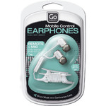 GO Travel Mobile Control Earphones White GO918 - 1