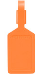 Airport Plastic Luggage Tag Orange 25568 - 1