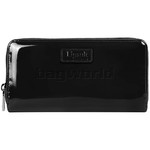 Lipault Plume Vinyl Zip Around Wallet Black 77821