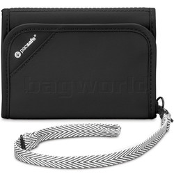 Pacsafe RFIDsafe V125 RFID Blocking Tri-fold Wallet Black 10558