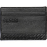 Samsonite RFID DLX Leather Card & Note Wallet Black 91523 - 1