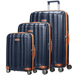 Samsonite Lite-Cube Deluxe Hardside Suitcase Set of 3 Midnight Blue 61242, 61243, 61245 with FREE Digital Luggage Scale 12775