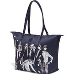 Lipault X Izak Zenou Medium Tote Bag Night Blue 21944