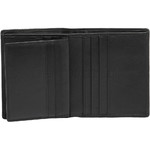 Cellini Men's Shelby RFID Blocking Flap Leather Wallet Black MH200 - 3