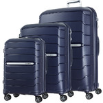 Samsonite Oc2lite Hardside Suitcase Set of 3 Navy 27395, 27396, 27398 with FREE Digital Luggage Scale 12775