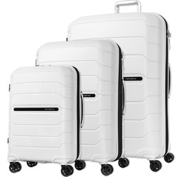 Samsonite Oc2lite Hardside Suitcase Set of 3 Off White 27395, 27397, 27398 with FREE Digital Luggage Scale 12775