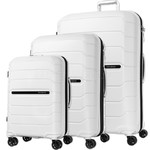Samsonite Oc2lite Hardside Suitcase Set of 3 Off White 27395, 27397, 27398 with FREE Digital Luggage Scale 12775