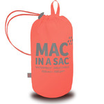 Mac In A Sac Classic Packable Waterproof Unisex Jacket Extra Small Coral JXS - 4