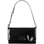 Lipault Plume Vinyl Clutch Bag Black 77813