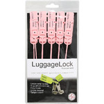 LuggageLock Tamper Evident Security Seal 10 Pack Pink LLOCK