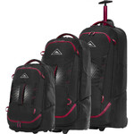 High Sierra Composite V4 Backpack Wheel Duffel Set of 3 Black 36023, 36024, 36025 with FREE Digital Luggage Scale 12775