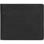 Cellini Men's Shelby RFID Blocking Double Leather Wallet Black MH202