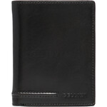 Cellini Men's Viper RFID Blocking Flap Leather Wallet Black MH211