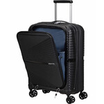 American Tourister Airconic Front Opening Small/Cabin 15.6" Laptop 55cm Hardside Suitcase Black 34657