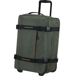 American Tourister Urban Track Small/Cabin 55cm Drop Bottom Wheel Duffel Dark Khaki 43163