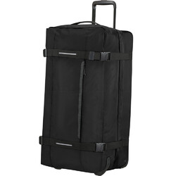 American Tourister Urban Track Large 78cm Drop Bottom Wheel Duffel Asphalt Black 43165