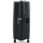 American Tourister Squasem Hardside Suitcase Set of 3 Black 45745, 45746, 45747 with FREE Memory Foam Pillow 21244 - 3