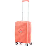 American Tourister Squasem Small/Cabin 55cm Hardside Suitcase Bright Coral 45745